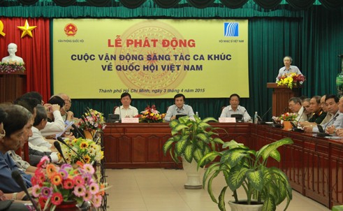 Song-writing contest for the Vietnam National Assembly launched - ảnh 1